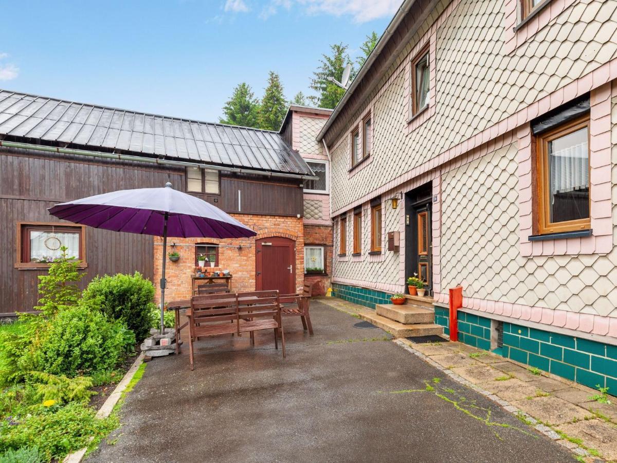 Spacious Apartment in Benneckenstein with Garden Barbeque Exterior foto